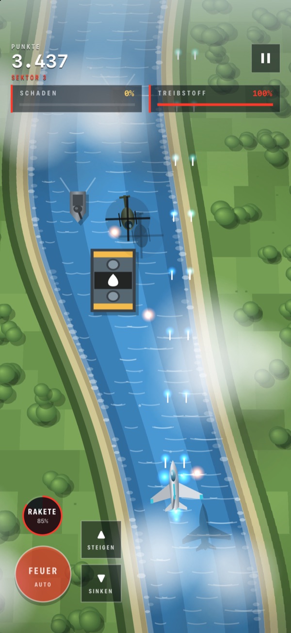 rOld Pilot — Flug über dem Fluss