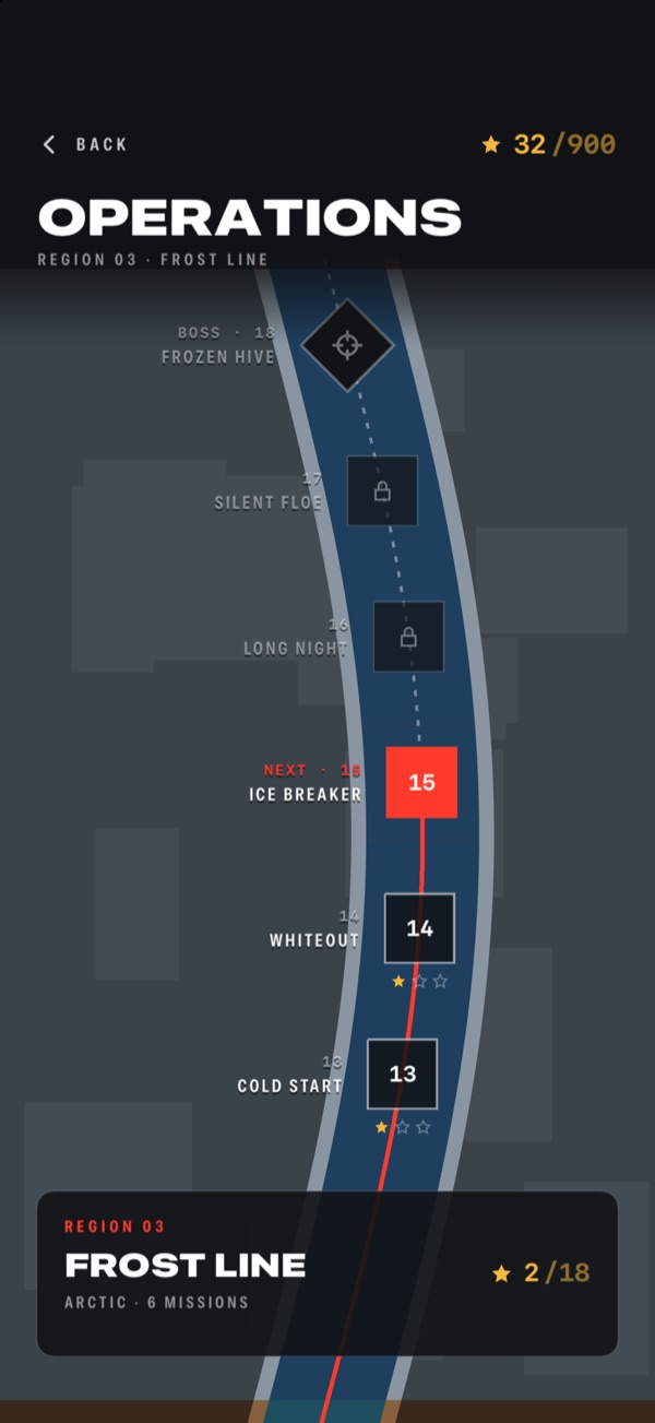 rOld Pilot — Operations map