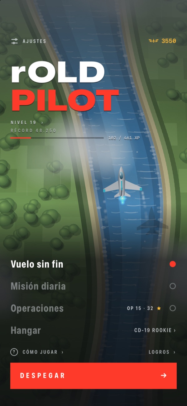 rOld Pilot — menú principal