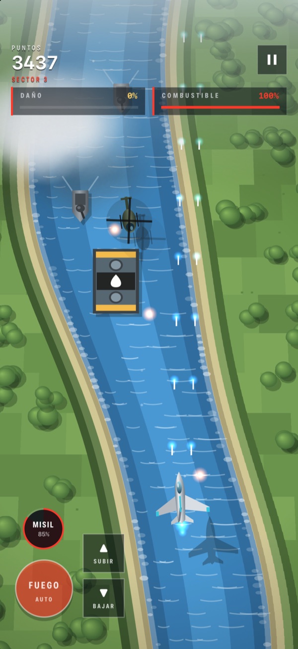 rOld Pilot — vuelo sobre el río