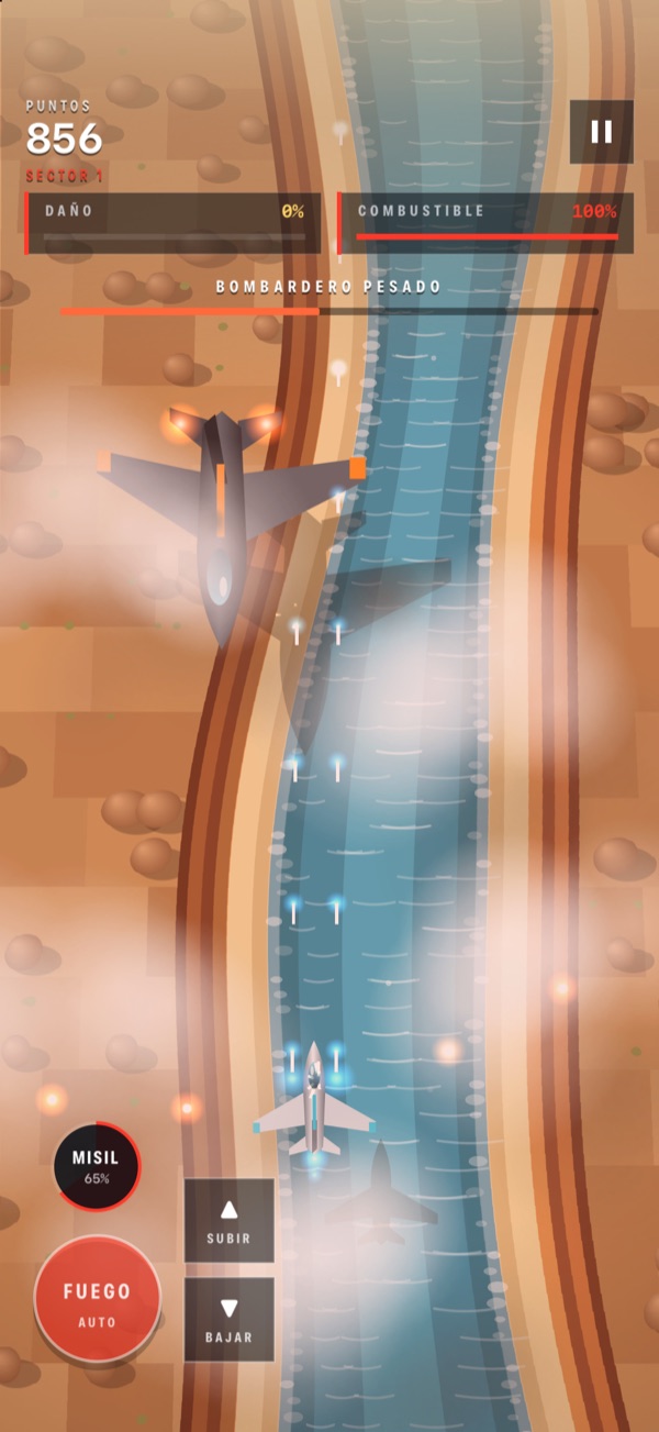 rOld Pilot — combate contra un jefe