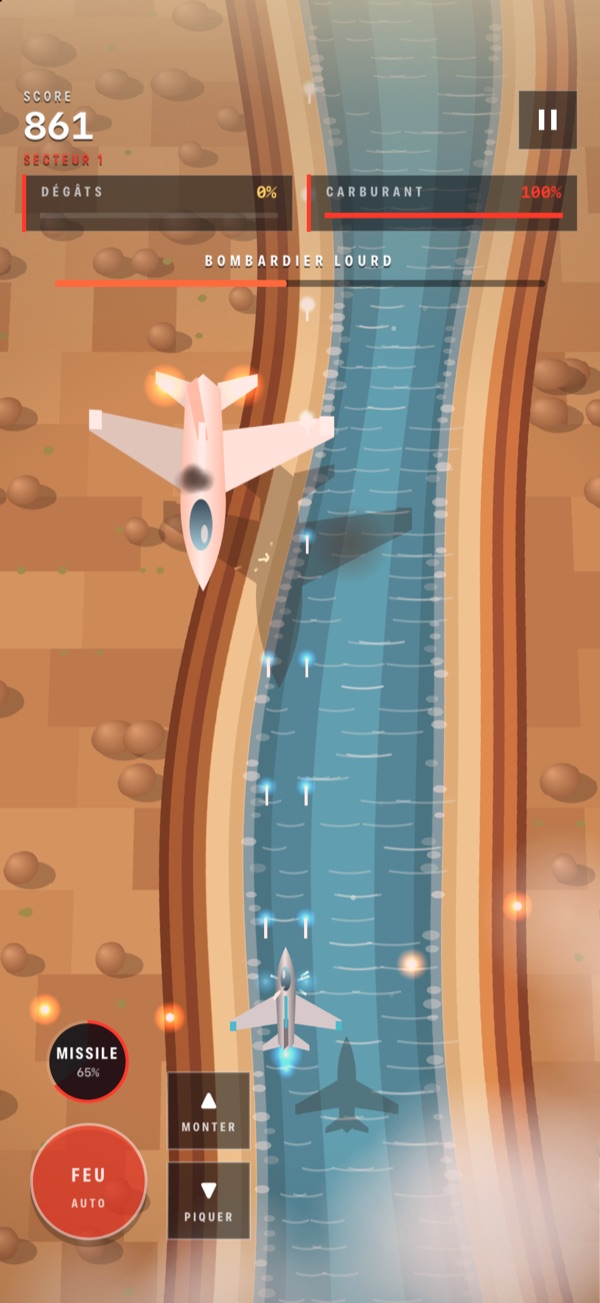 rOld Pilot — combat de boss