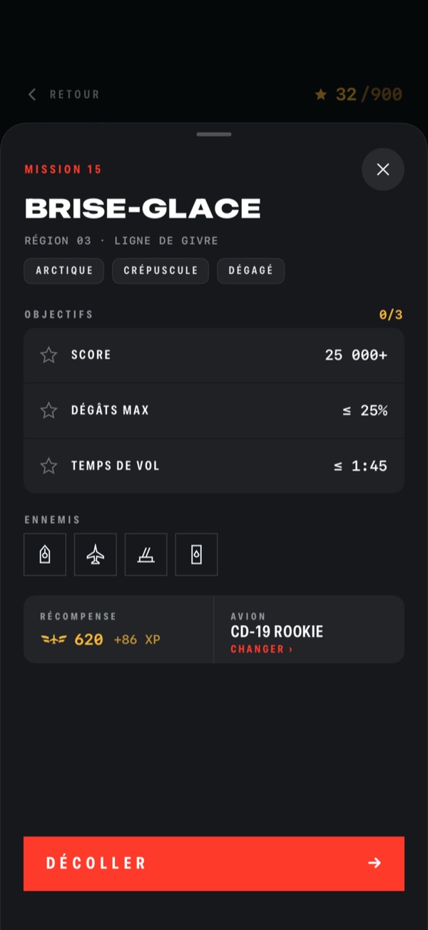 rOld Pilot — briefing de mission