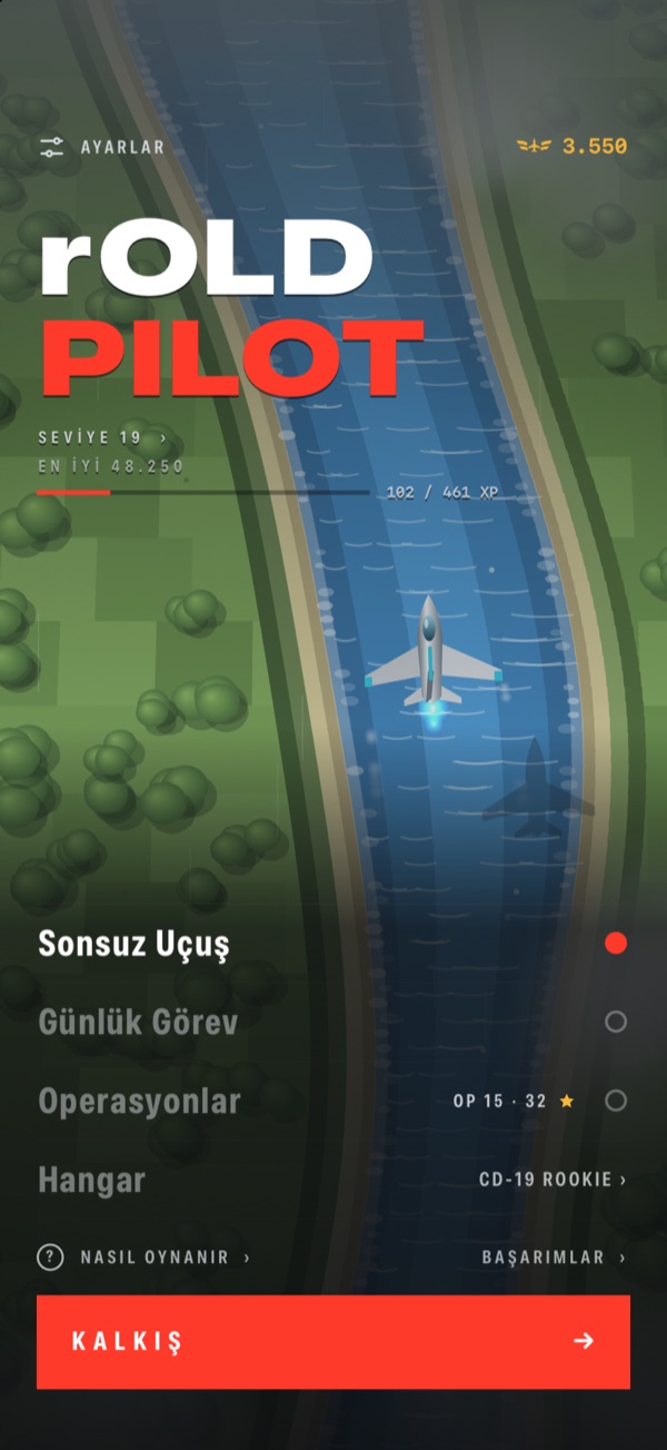 rOld Pilot — ana menü