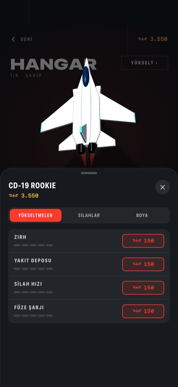 rOld Pilot — yükseltmeler